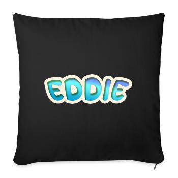 Beruf Eddie - Sofakissenbezug 45 x 45 cm - Schwarz - Vorne