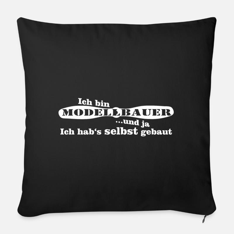 modelers - Sofa pillowcase 17,3'' x 17,3'' (45 x 45 cm) - black