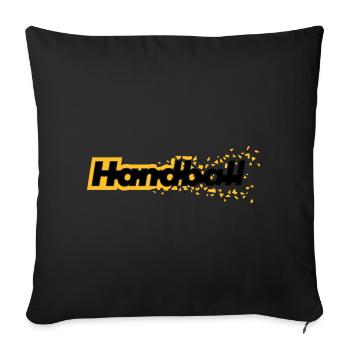 Handball - Housse de coussin décorative 45 x 45 cm - noir - Devant