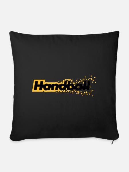 Handball - Sofakissenbezug 45 x 45 cm - Schwarz