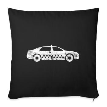 Travel Holiday Travel - Sofa pillowcase 17,3'' x 17,3'' (45 x 45 cm) - black - Front