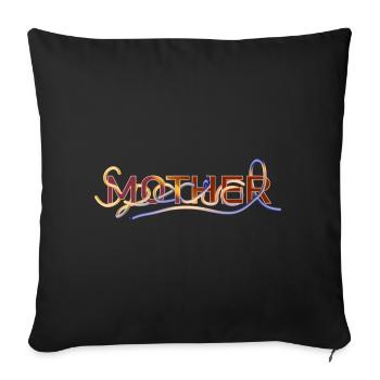 Spezielle Mutter - besondere Mutter - Muttertagsgeschenk - Sofakissenbezug 45 x 45 cm - Schwarz - Vorne
