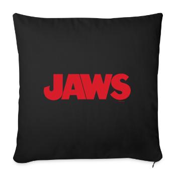 Jaws Classic Logo - Sofa pillowcase 17,3'' x 17,3'' (45 x 45 cm) - black - Front