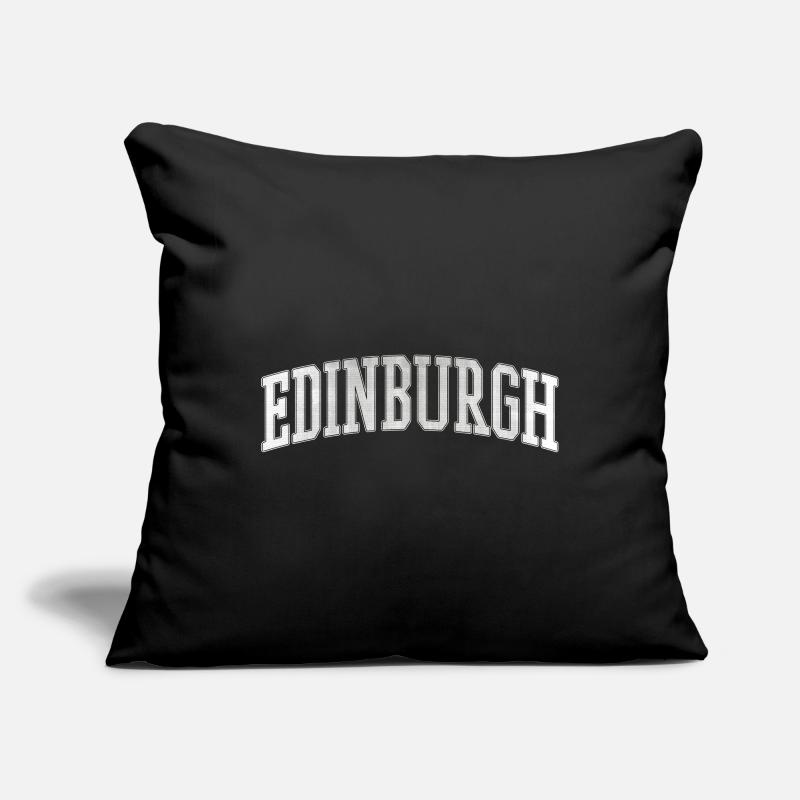 Edinburgh Varsity Bogen Schrift Sofakissenbezug 45 x 45 cm