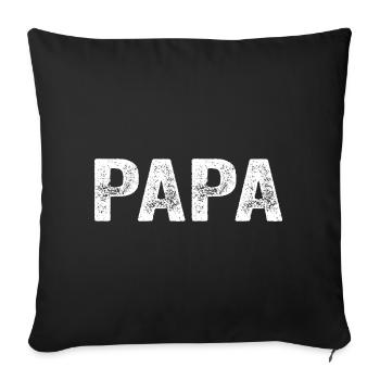 Dad Dad Dad Gift - Sofa pillowcase 17,3'' x 17,3'' (45 x 45 cm) - black - Front