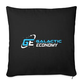 Économie Galactique - Housse de coussin décorative 45 x 45 cm - noir - Devant
