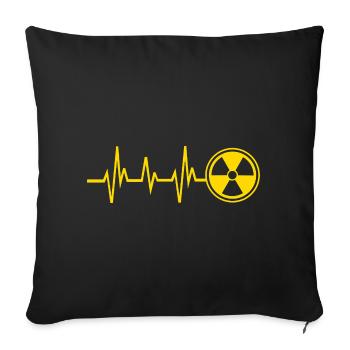X-ray technician - Sofa pillowcase 17,3'' x 17,3'' (45 x 45 cm) - black - Front