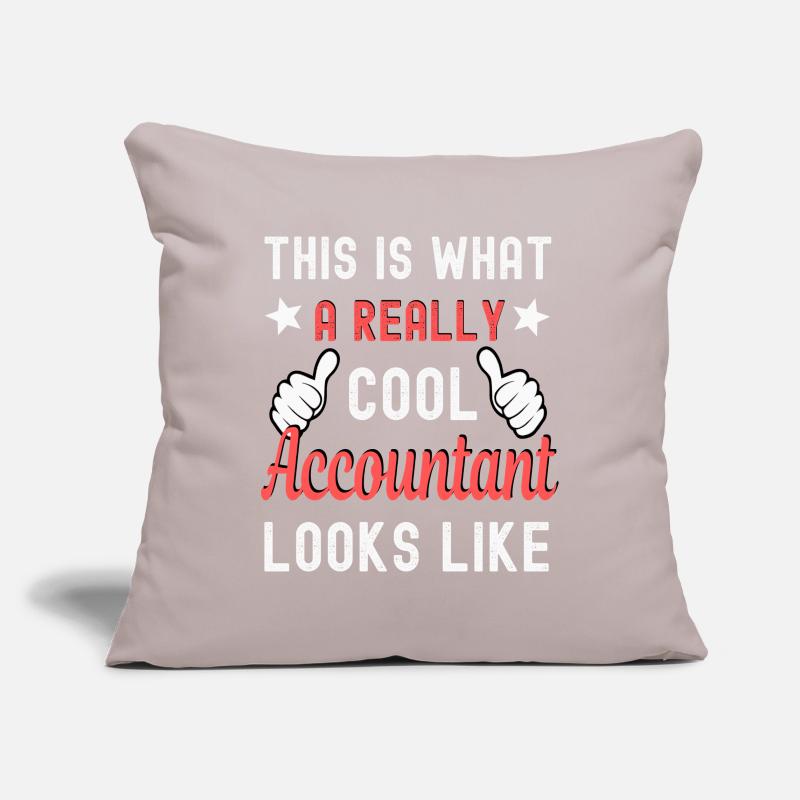 Comptable comptable Housse de coussin décorative 45 x 45 cm