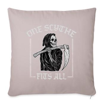 One Scythe Fits All - Sofa pillowcase 17,3'' x 17,3'' (45 x 45 cm) - light taupe - Front