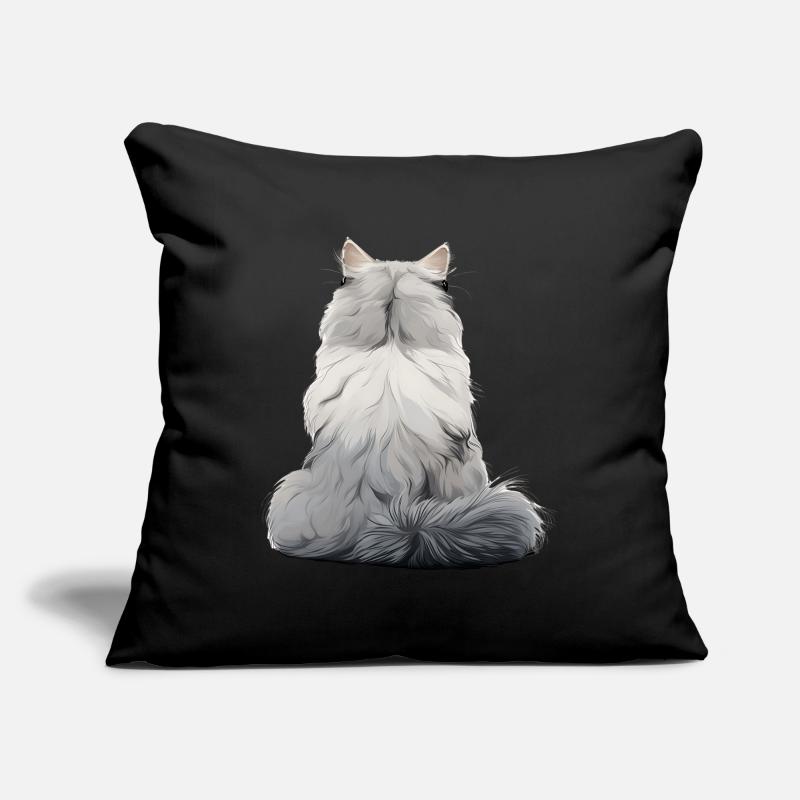Chat persan Housse de coussin décorative 45 x 45 cm
