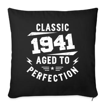 1941 Classic 1941 Vintage 1941 Geburtstagsgeschenk - Sofakissenbezug 45 x 45 cm - Schwarz - Vorne