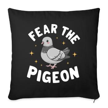 Pigeon Pigeons Animal Bird - Sofa pillowcase 17,3'' x 17,3'' (45 x 45 cm) - black - Front