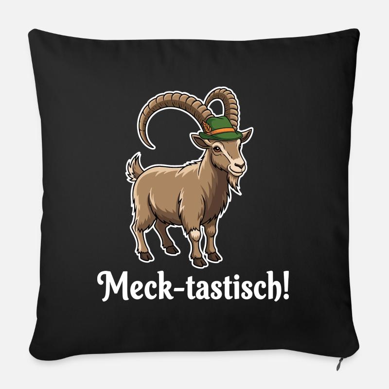 Meck-tastisch ! - Sofakissenbezug 45 x 45 cm - Schwarz