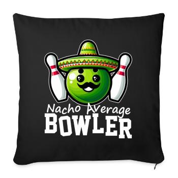 Nacho Bowler Bunt Sombrero - Sofakissenbezug 45 x 45 cm - Schwarz - Vorne