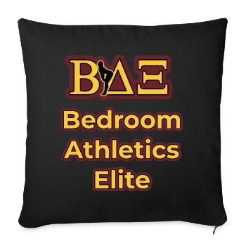 Bedroom Athletics Elite Logo Schmutzig Versaut - Sofakissenbezug 45 x 45 cm - Schwarz - Vorne