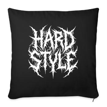 Hardstyle Underground - Sofa pillowcase 17,3'' x 17,3'' (45 x 45 cm) - black - Front