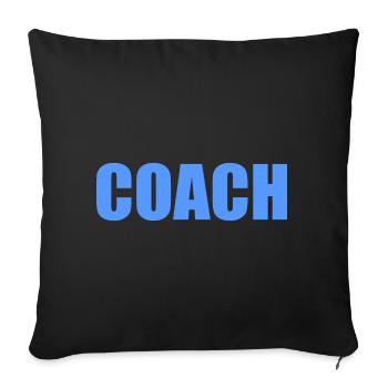 Coach - Sofa pillowcase 17,3'' x 17,3'' (45 x 45 cm) - black - Front
