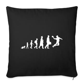 Evolution Handball - Housse de coussin décorative 45 x 45 cm - noir - Devant