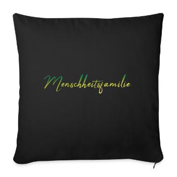Wir gehören zusammen! - Sofakissenbezug 45 x 45 cm - Schwarz - Vorne
