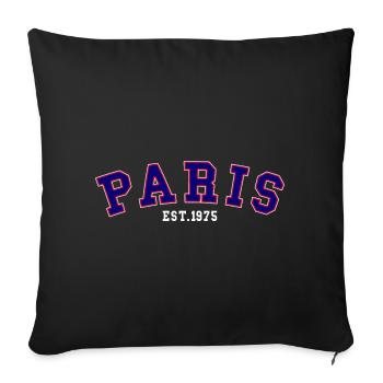 PARIS_EST_1975 - Sofakissenbezug 45 x 45 cm - Schwarz - Vorne