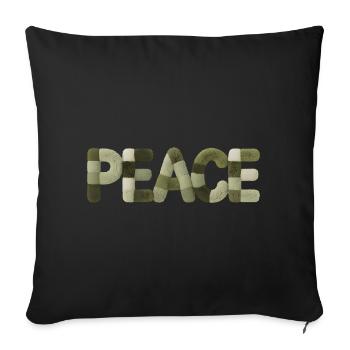 Modern Patchwork Peace Style Sticker - Sofa pillowcase 17,3'' x 17,3'' (45 x 45 cm) - black - Front