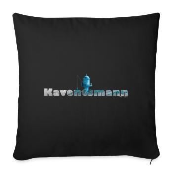 Kaventsmann - Sofa pillowcase 17,3'' x 17,3'' (45 x 45 cm) - black - Front