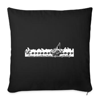Lassaner Jungs - .. aus Tradition - 2007 - Sofakissenbezug 45 x 45 cm - Schwarz - Vorne
