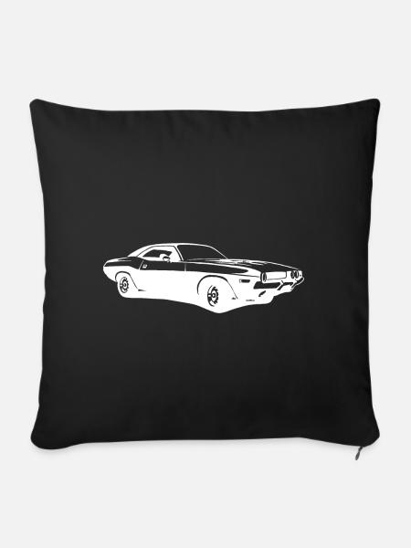 Sportwagen - Sofakissenbezug 45 x 45 cm - Schwarz