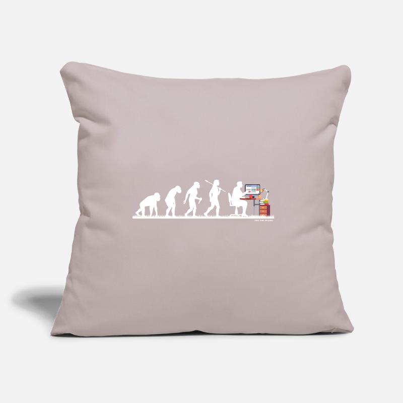Evolution Nerd Geek Hacker Coder Programmer Sofa pillowcase 17,3'' x 17,3'' (45 x 45 cm)