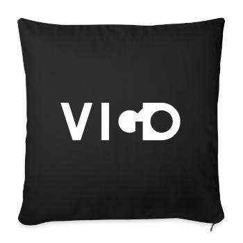 VIGO – Pontevedra – Galice – Espagne - Housse de coussin décorative 45 x 45 cm - noir - Devant