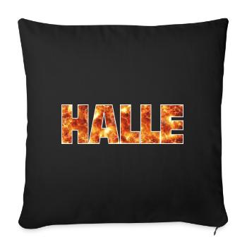 Hall - Sofa pillowcase 17,3'' x 17,3'' (45 x 45 cm) - black - Front