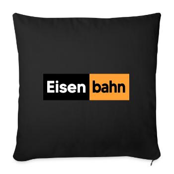 Railway Train Driver Railway Worker - Sofa pillowcase 17,3'' x 17,3'' (45 x 45 cm) - black - Front