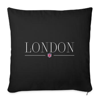 London Style Desing T-Shirt - Sofa pillowcase 17,3'' x 17,3'' (45 x 45 cm) - black - Front