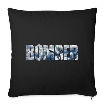 Bomber B-1B Lancer - Sofakissenbezug 45 x 45 cm - Schwarz - Vorne