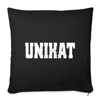 Unique Unique Individual Self-Worth Unique - Sofa pillowcase 17,3'' x 17,3'' (45 x 45 cm) - black - Front