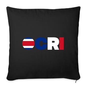 Costa Rica - Sofakissenbezug 45 x 45 cm - Schwarz - Vorne