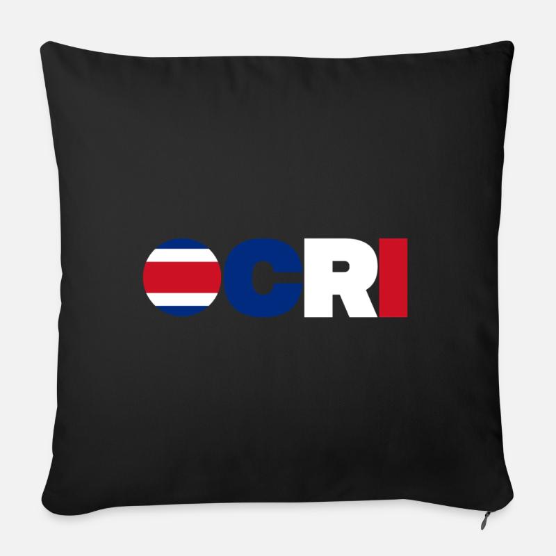 Costa Rica - Sofakissenbezug 45 x 45 cm - Schwarz