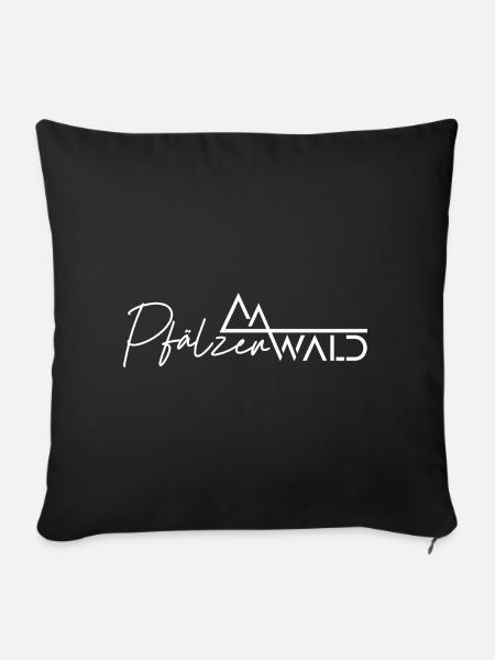 Pfälzerwald - Sofakissenbezug 45 x 45 cm - Schwarz