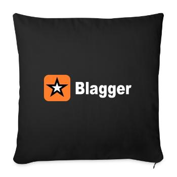 big blagger star - Sofa pillowcase 17,3'' x 17,3'' (45 x 45 cm) - black - Front
