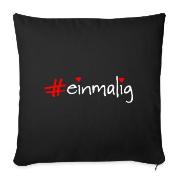 unique - Sofa pillowcase 17,3'' x 17,3'' (45 x 45 cm) - black - Front