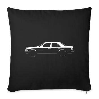W124 Car Vintage Vintage German German Retro - Sofa pillowcase 17,3'' x 17,3'' (45 x 45 cm) - black - Front