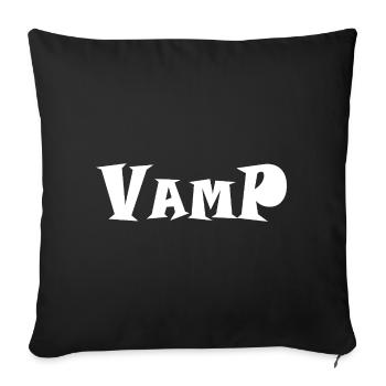 vamp - Sofa pillowcase 17,3'' x 17,3'' (45 x 45 cm) - black - Front