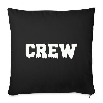 équipage - Housse de coussin décorative 45 x 45 cm - noir - Devant