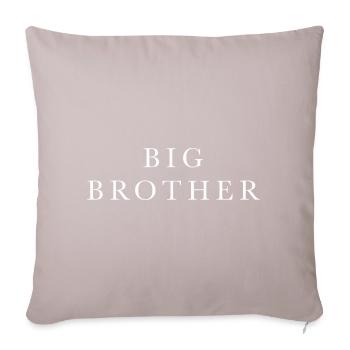 Big Brother Lettres White Big Brother - Housse de coussin décorative 45 x 45 cm - taupe clair - Devant