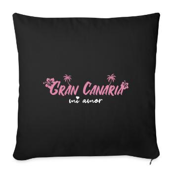 Gran Canaria - Sofa pillowcase 17,3'' x 17,3'' (45 x 45 cm) - black - Front