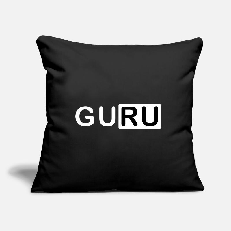 ★ Couleurs de conception modifiables ★ Pour tous les gourous Housse de coussin décorative 45 x 45 cm