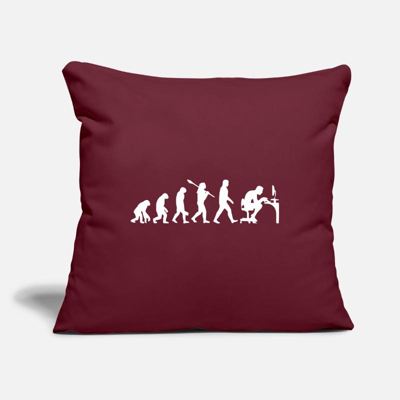 Programmer - Evolution - PC - Computer Scientist Sofa pillowcase 17,3'' x 17,3'' (45 x 45 cm)