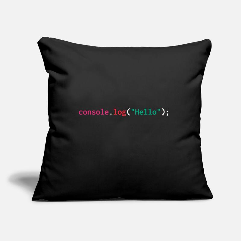 Entwickler javascript web humor lustig Sofakissenbezug 45 x 45 cm