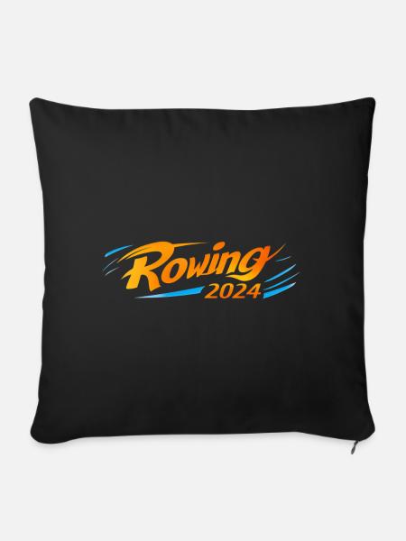 Rowing 2024 - Sofakissenbezug 45 x 45 cm - Schwarz