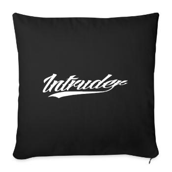 intruder hacker eindringling clan sticker computer - Sofakissenbezug 45 x 45 cm - Schwarz - Vorne